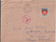 1944 - ARMOIRIE SEUL Sur LETTRE De PARIS Avec CENSURE => ALTSTETTEN / WIGINGEN (SANRY-LES-VIGY) MOSELLE - Covers & Documents