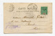 !!! CONGO, CPA DE 1904 POUR PARIS, CACHET MARITIME - Briefe U. Dokumente