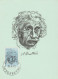 Albert Einstein - Maximum Postcard (1972) - Nobel Prize Laureates