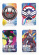 4 CARTES  MARVEL PARS EN MISSION - Marvel