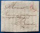 BELGIQUE Pays-Bas Autrichien Du 20 FEV 1777 Marque A Rouge D'Anvers Pour BRUXELLES TTB - 1714-1794 (Pays-Bas Autrichiens)