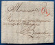 BELGIQUE Pays-Bas Autrichien Du 20 FEV 1777 Marque A Rouge D'Anvers Pour BRUXELLES TTB - 1714-1794 (Paises Bajos Austriacos)