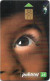 El Salvador - Publitel (Chip) - Child's Eye (Reverse A), Chip Gem5 Black, 1999, 25₡, Used - El Salvador