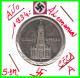 ALEMANIA TERCER REICHS  MONEDA DE 5.00 –DEUTFCHES REICHS MARK AÑO 1934 A – KM 83 PLATA  - 1º ANIVERSARIO DOMINIO NAZI 1 - 5 Reichsmark