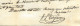 1852  Par Tajan Paris LETTRE NAVIGATION NAVIRE L’Amélie  DEPART Le Havre Pour Nestor Albert Armateur LE HAVRE - 1849-1876: Période Classique