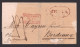 1840  Madras Shipletter To France Bordeaux Receiver On Back Boxed «Paquebots De La Méditerrannée» And Oval «India» - ...-1852 Prefilatelia