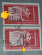 Errors Romania 1952 # Mi 1295, Printed With With Offset Overprint In Lower Center And Upper Left - Abarten Und Kuriositäten