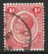NYASALAND...KING GEORGE V..(1910-36..)....1d......SG85.....CROWN......VFU... - Nyassaland (1907-1953)