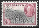 NYASALAND...KING GEORGE VI..(1936-52..)..." 1945.."...4d.....SG149...... CDS......VFU... - Nyassaland (1907-1953)