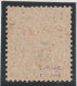 COCHINCHINE - N°3 * (1886-87) 5 Sur 25c Jaune-bistre - Neufs