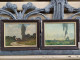 Delcampe - Anciens Tableaux Pendants Paysages Campagne Signé Ben.. - Oelbilder