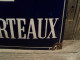Delcampe - Ancienne Plaque De Rue émaillée RUE MAURICE BERTEAUX - House (street) Numbers