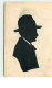 N°2511 - Silhouette  Homme Avec Chapeau Profil Droit - Silhouettes