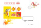 CHINA - 5 OVERSIZED COVERS / CN2 - Lettres & Documents