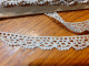 DENTELLE Ancienne GALON Bordure Crochet / 2 M X 10 Mm  De Large / COUTURE MERCERIE - Pizzi, Merletti E Tessuti