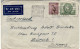 AUSTRALIA 1947  LETTER SENT FROM BRISBANE TO ZUERICH - Brieven En Documenten