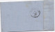 34630# LEOPOLD II PROFIL GAUCHE 1869 LETTRE Obl JUMET 1875 Pour GOSSELIES - 1849-1865 Medaglioni (Varie)