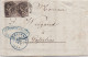 34635# BELGIQUE LEOPOLD MEDAILLON N°6 PAIRE LETTRE Obl 24 BRUXELLES 1854 Pour GOSSELIES - 1849-1865 Medallones (Otros)