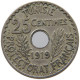 TUNISIA 25 CENTIMES 1919  #a089 0497 - Tunisie