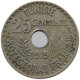 TUNISIA 25 CENTIMES 1919  #a089 0481 - Tunisie