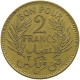 TUNISIA 2 FRANCS 1945  #a093 0725 - Tunisie