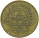 TUNISIA 2 FRANCS 1945  #a018 0859 - Tunisie