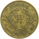 TUNISIA 2 FRANCS 1924  #a093 0721 - Tunisie