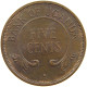 UGANDA 5 CENTS 1966  #a013 0047 - Oeganda