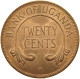 UGANDA 20 CENTS 1966  #s046 0335 - Ouganda