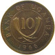 UGANDA 10 CENTS 1966  #c022 0077 - Oeganda