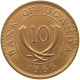 UGANDA 10 CENTS 1966  #a095 0361 - Oeganda