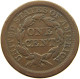 UNITED STATES OF AMERICA CENT 1853 BRAIDED HAIR #t109 0083 - 1840-1857: Braided Hair (Cheveux Tressés)