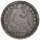 UNITED STATES OF AMERICA 1/2 DIME 1850 SEATED LIBERTY #c012 0335 - 1839-1891: Seated Liberty (Liberté Assise)