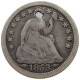 UNITED STATES OF AMERICA 1/2 DIME 1853 SEATED LIBERTY #s055 0525 - 1839-1891: Seated Liberty (Libertà Seduta)