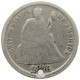 UNITED STATES OF AMERICA DIME 1876 CC SEATED LIBERTY #a052 0567 - 1837-1891: Seated Liberty