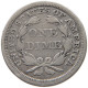 UNITED STATES OF AMERICA DIME 1858 SEATED LIBERTY #t006 0241 - 1837-1891: Seated Liberty