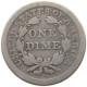 UNITED STATES OF AMERICA DIME 1853 SEATED LIBERTY #t116 0227 - 1837-1891: Seated Liberty