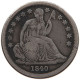 UNITED STATES OF AMERICA DIME 1840 O SEATED LIBERTY #t143 0387 - 1837-1891: Seated Liberty (Libertà Seduta)