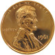 UNITED STATES OF AMERICA CENT 1961  LINCOLN MEMORIAL #alb065 0129 - 1959-…: Lincoln, Memorial Reverse