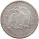 UNITED STATES OF AMERICA HALF 1/2 DOLLAR 1876 S SEATED LIBERTY #t127 0353 - 1839-1891: Seated Liberty