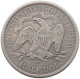 UNITED STATES OF AMERICA HALF 1/2 DOLLAR 1877 CC SEATED LIBERTY #t127 0357 - 1839-1891: Seated Liberty