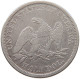 UNITED STATES OF AMERICA HALF 1/2 DOLLAR 1843 SEATED LIBERTY #t127 0359 - 1839-1891: Seated Liberty (Liberté Assise)