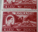 Stamps Errors Romania 1947 Mi 1067,king Michael,printed With Multiple Errors, Pair Unused - Variedades Y Curiosidades