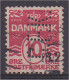 Danemark N°66 Perforé Scan Recto/verso - Used Stamps