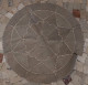 80013 Arredamento Patchwork - Tappeto In Pelle Di Mucca - Diametro 105 Cm - Tapijten