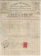 Brazil 1917 Invoice From The Cart Company Of Ribas & Carneiro In Rio De Janeiro National Treasury Tax Stamp 300 Réis - Cartas & Documentos