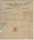 Brazil 1919 Francisco Alves Bookstore Invoice In Rio De Janeiro National Treasury Tax Stamp 300 Reis - Briefe U. Dokumente