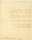 Marechal D'Empire Macdonald (1765-1840) Autographe 1829 Franchise Grand Chancelier De La Legion D'honneur - Historical Figures