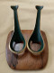 Holder For A Pair Of Pipes - Portapipas - Reposapipas