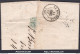 FRANCE N°13A SUR LETTRE PC 4188 SAINT XANDRE CHARENTE INF + CAD DU 14/12/1861 - 1853-1860 Napoléon III